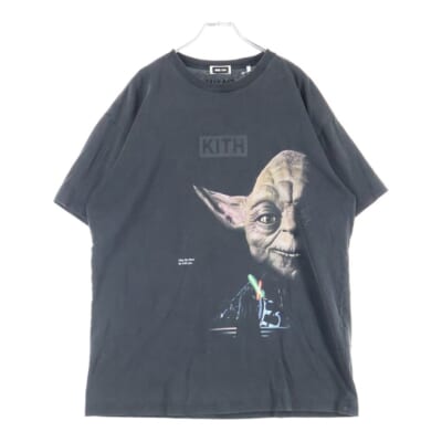 ×STAR WARS Yoda Vintage Tee スターウォーズ ヨーダ ビンテージ Tシャツ 半袖カットソー ブラック KHM031023 Aランク