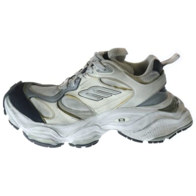 24SS CARGO カーゴ ヴィンテージデザイン ローカットスニーカー ホワイト/イエロー 785754 Bランク