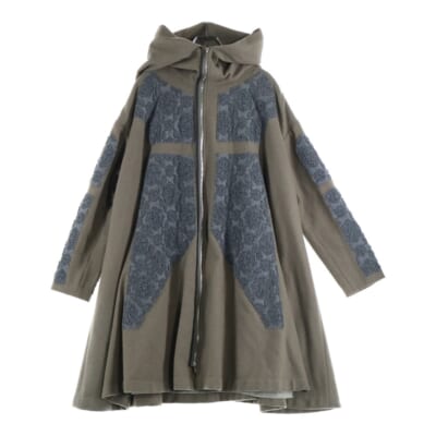 アンダーカバー 23AW ウール ナイロン混 裾ファスナー ジップ