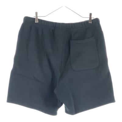 フロントロゴ スウェットハーフパンツ ショーツ ブラック Bランク