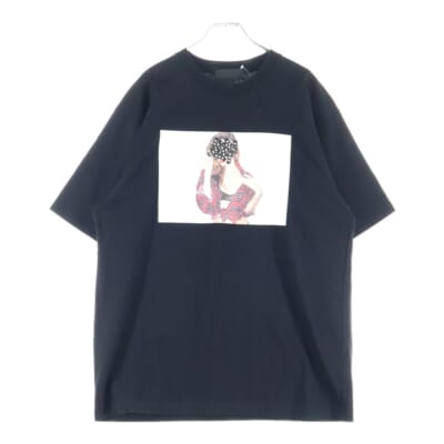 Taylor Swift Tee テイラー スウィフト プリント クルーネック 半袖Tシャツ カットソー ブラック Bランク