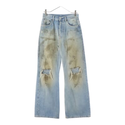 シュプリーム 14AW x Levi's 501 Jeans×リーバイス コラボ 裏地