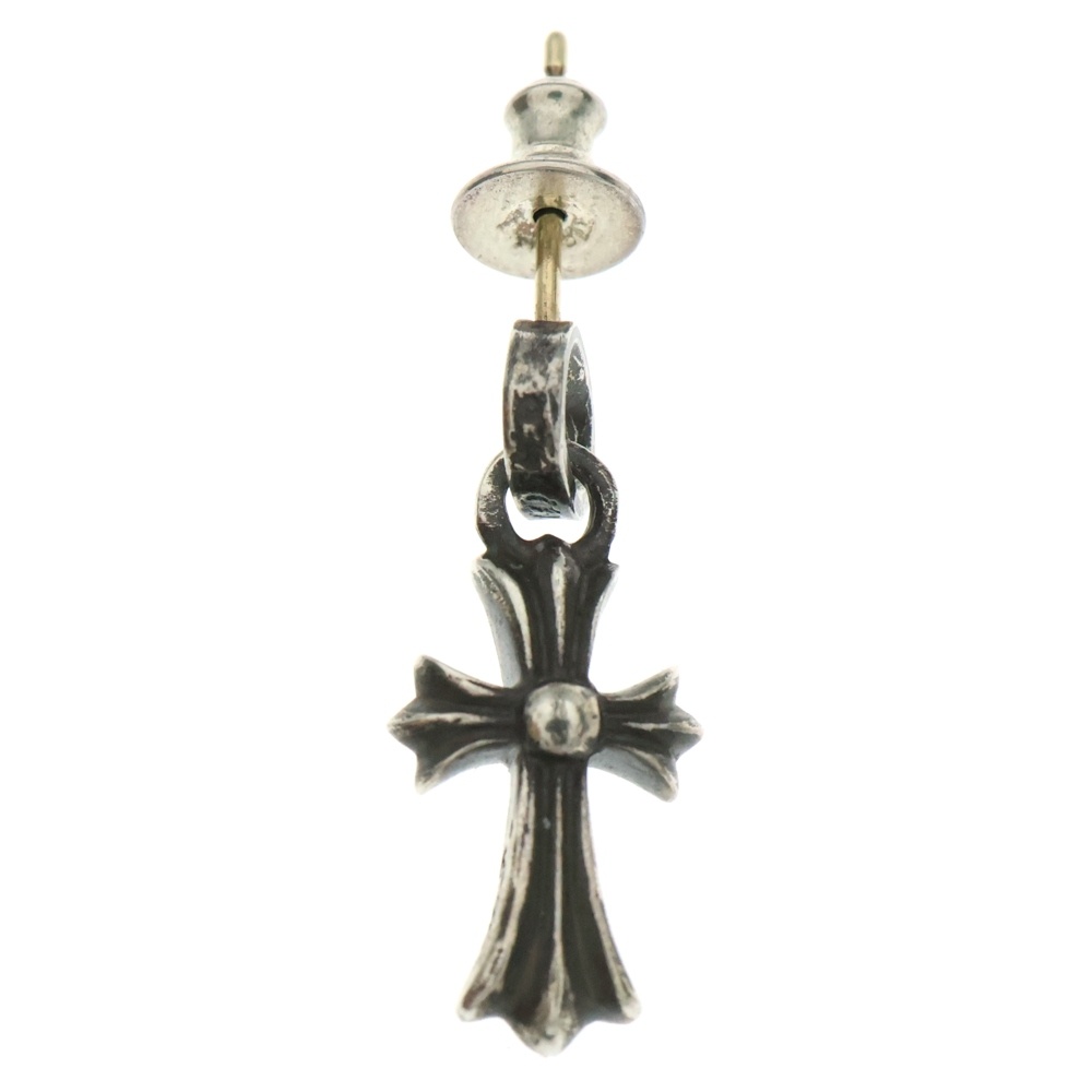 BBY F PPRCHN ベイビーファットクロス ドロップピアス シルバー BCA090 Bランク