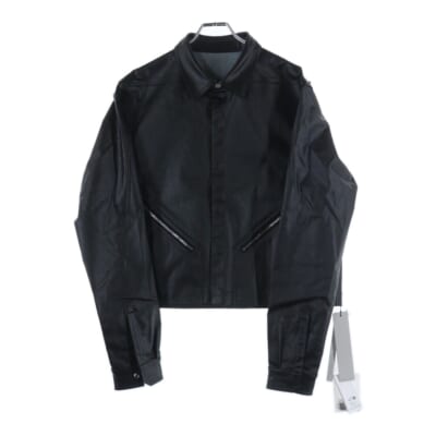 リックオウエンス 23SS Alice Strob Shirt Leather Jacket