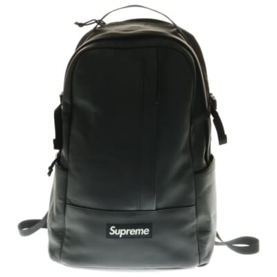 23AW Leather Backpack レザー バックパック リュックサック ブラック Bランク