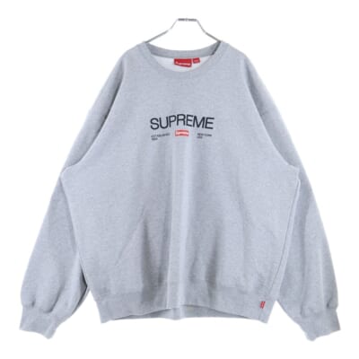 24SS Established Crewneck エスタブリッシュド クルーネック スウェット トレーナー グレー Bランク