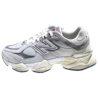 U9060GRY スウェード ローカットスニーカー グレー US7.5/25.5cm Sランク