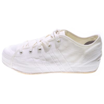 NIZZA LOW ニッツァ キャンバス ローカットスニーカー ホワイト US8.5/26.5cm IF2040 Bランク