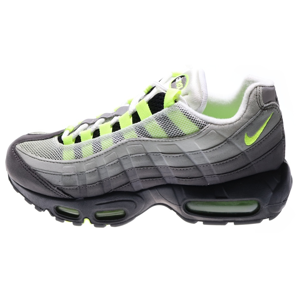 AIR MAX 95 OG YELLOW GRADATION エアマックス イエローグラデ ローカットスニーカー レディース グレー/イエロー US6/24cm 554970-071 Aランク