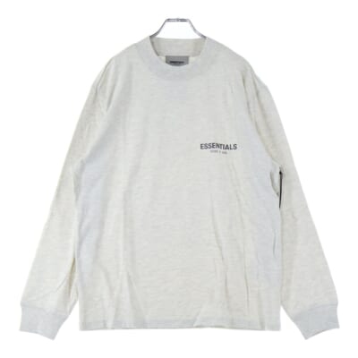 Long-Sleeve Tee Light Heather Oatmeal ロング スリーブ ライト ヘザー オートミール ロゴプリント 長袖Tシャツ 125SU212082F Aランク