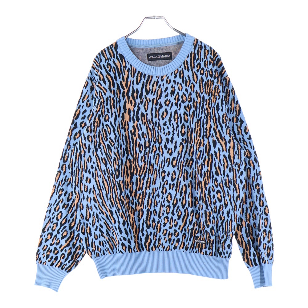 ワコマリア 25SS LEOPARD JACQUARD KNIT SWEATER レオパード柄
