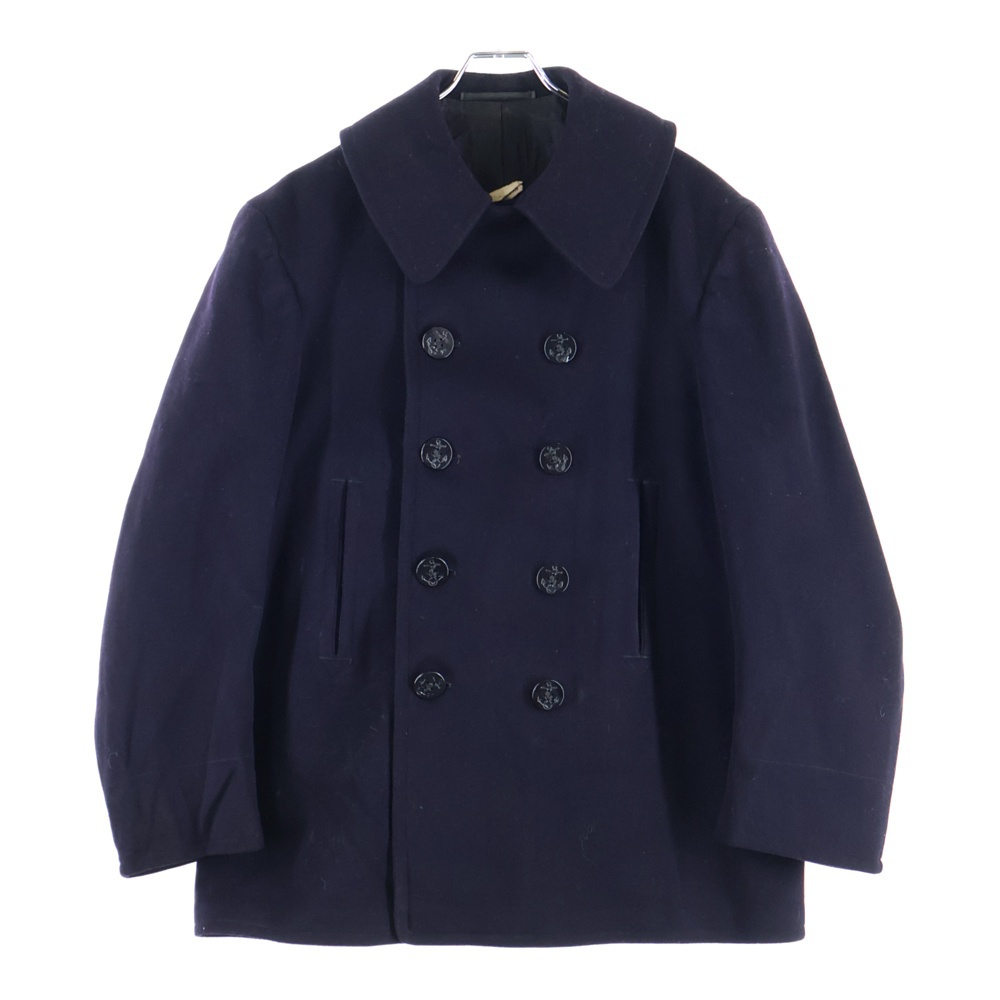 40S VINTAGE US COAST GUARD PEA COAT ユナイテッドステイツコーストガード アメリカ沿岸警備隊 10ボタン Pコート ネイビー Bランク