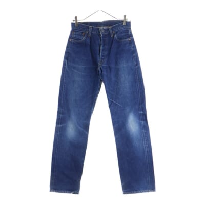 90S VINTAGE 501XX ボタン裏555 バレンシア工場 BIG E 紙パッチ ヴィンテージ ボタンフライデニムパンツ インディゴ 501-0044 Bランク