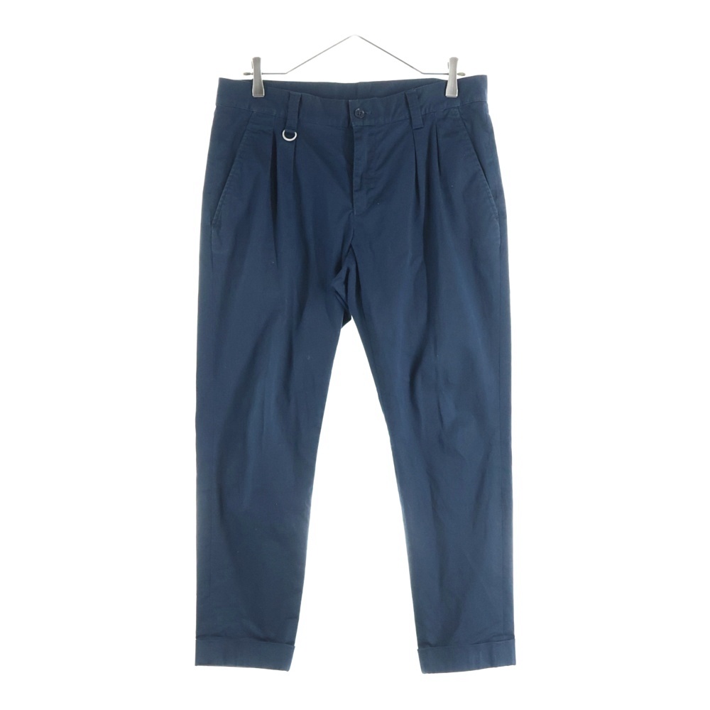 コットンストレッチ ツータック ストレートパンツ ネイビー SOPH-140089 Bランク