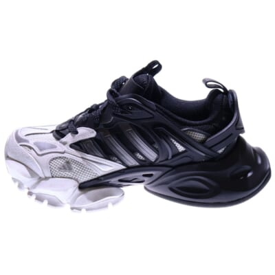 XLG RUNNER DELUXE エックスエルジー ランナー デラックス ローカットスニーカー ホワイト/ブラック US8.5/26.5cm JR0861 Bランク