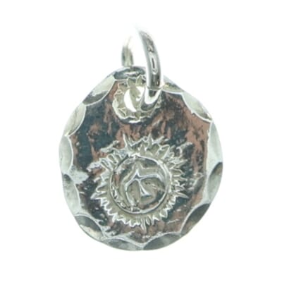 【現行】Svin太陽メタル大 ペンダントトップ シルバー Sランク