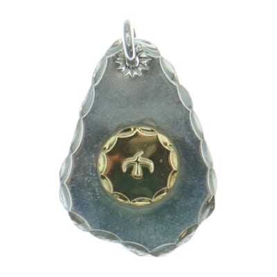 イーグルメタル印台メタル ネックレストップ シルバー/ゴールド Sランク