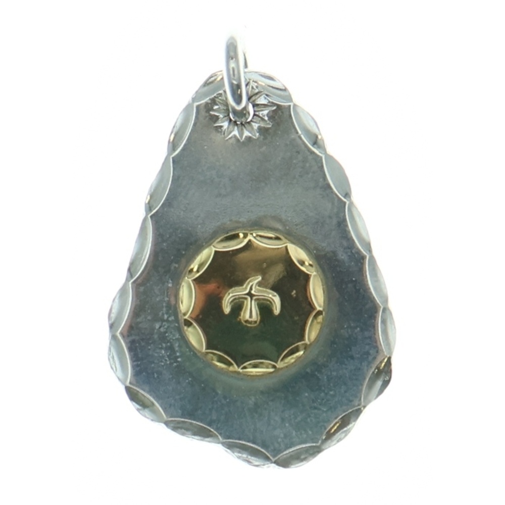 イーグルメタル印台メタル ネックレストップ シルバー/ゴールド Sランク