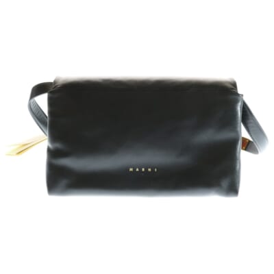 PRISMA SHOULDER BAG プリズマ レザーショルダーバッグ ブラック SBMP0139UO Sランク