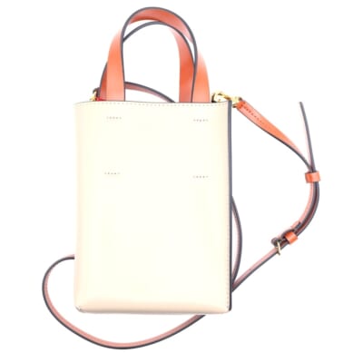 MUSEO BAG 2WAY ミュゼオ ナノ カラーブロック ショルダーバッグ マルチ SHMP0050Y0 Sランク