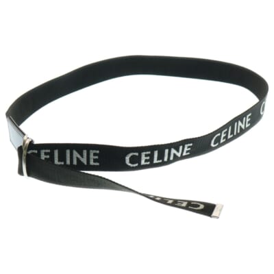 21AW Medium Double Ring Belt in Jacquard Textile and Calfskin ジャカード テキスタイル & カーフスキン ミディアム ダブル リングベルト 45AVS2AEO 38SI Aランク