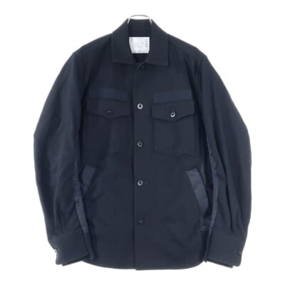 新品同様】サカイ 2025 バックプリーツジャケット ダブル ドッキング