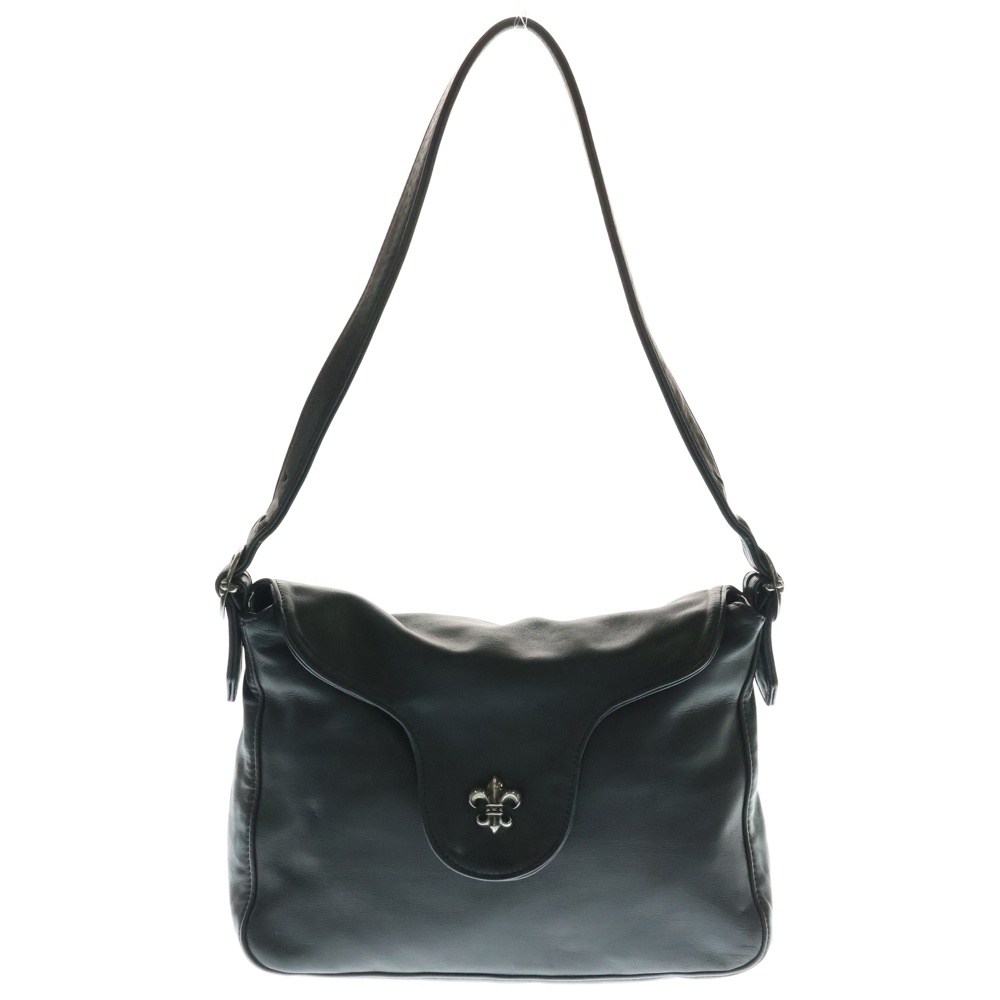 CH FLAP BS FLEUR フレア ガンスリンガー レザー ワンショルダーバッグ ブラック レディース Bランク