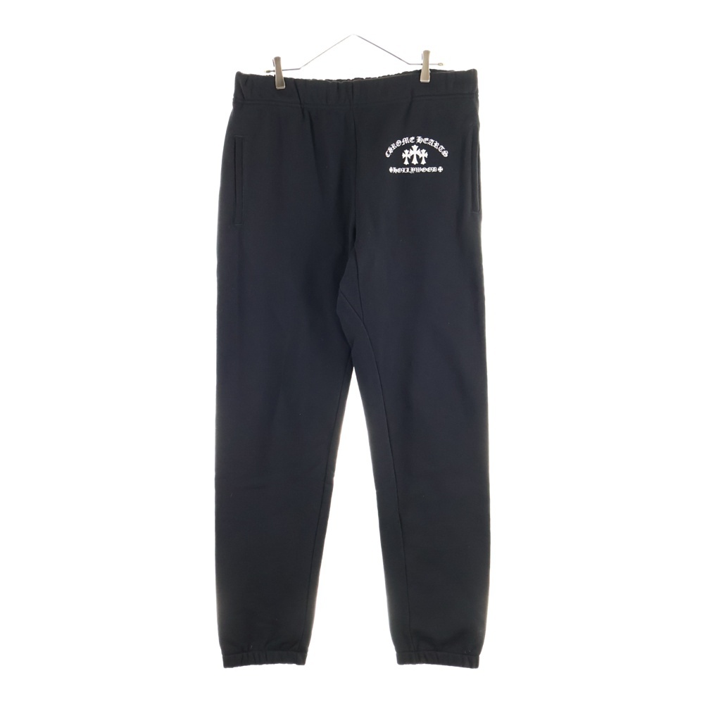 SAILIN Y NOT Cemetery Cross Sweat Pants ワイノットセメタリークロス刺繍 スウェットパンツ ブラック Aランク
