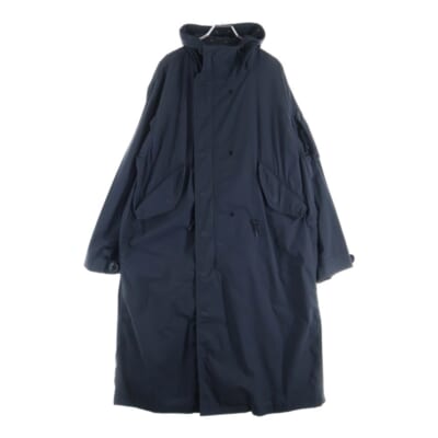 コットン リップストップ モッズコート ブラック 972-CO01-066 Bランク