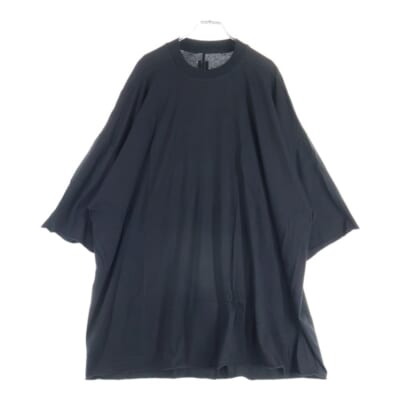 オーバーサイズトミーTシャツ 半袖カットソー 半袖Tシャツ ブラック DU01D1259-RN Aランク