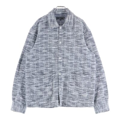 long sleeve shirt 25-050-060-0000-2-0 ロングスリーブ 長袖シャツ ホワイト/ブラック Bランク