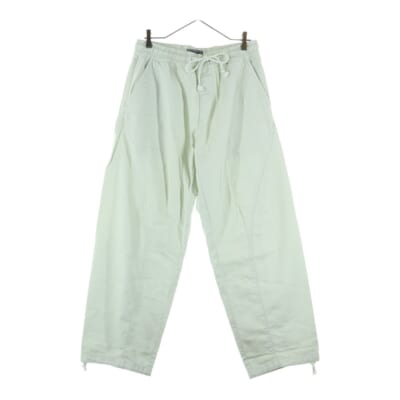 Cotton Straight Pants 25-030-060-0008-2-0 コットン生地 ストレート パンツ ボトムス ライトブルー Bランク