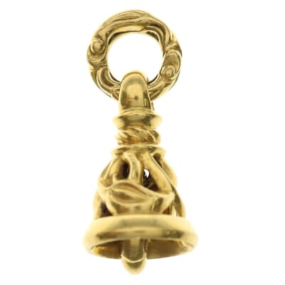 22K Crane Bell Pendant S 22K クレーンベル ペンダント S Aランク