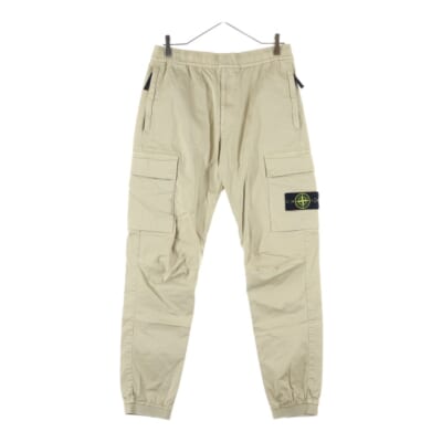 22AW Cargo Pants ロゴワッペン カーゴパンツ ベージュ 771531314 Bランク