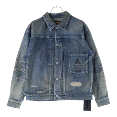 25AW×PALACE SAVAGE DENIM JACKET パレス デニムジャケット ブラック 251XB62N-JKM01S Sランク