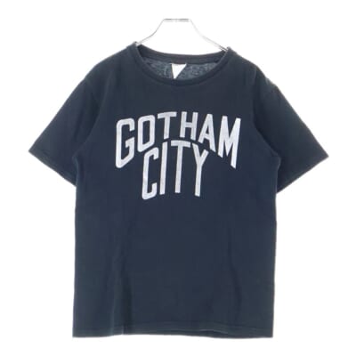 02SS モダンエイジ期 GOTHAMCITY ゴッサムシティ 半袖Tシャツ ラメ ブラック Bランク