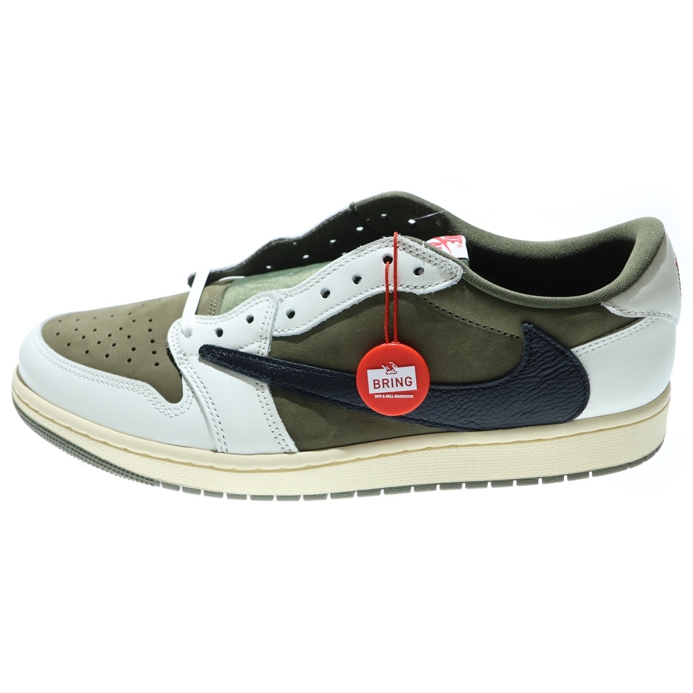 ナイキ ×TRAVIS SCOTT AIR JORDAN 1 LOW OG REVERSE OLIVE DM7866-200 