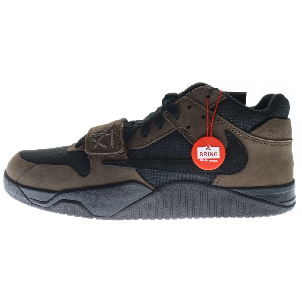 ×TAVIS SCOTT JORDAN JUMPMAN JACK TR CJ1 T-REXX FZ8117-204 トラヴィス スコット ジョーダン ジャンプマンジャック ハイカットスニーカー ブラウン US10/28cm Sランク