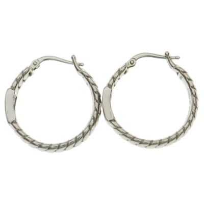 FFロゴ バケットピアス 8AG992 B08 シルバー Bランク