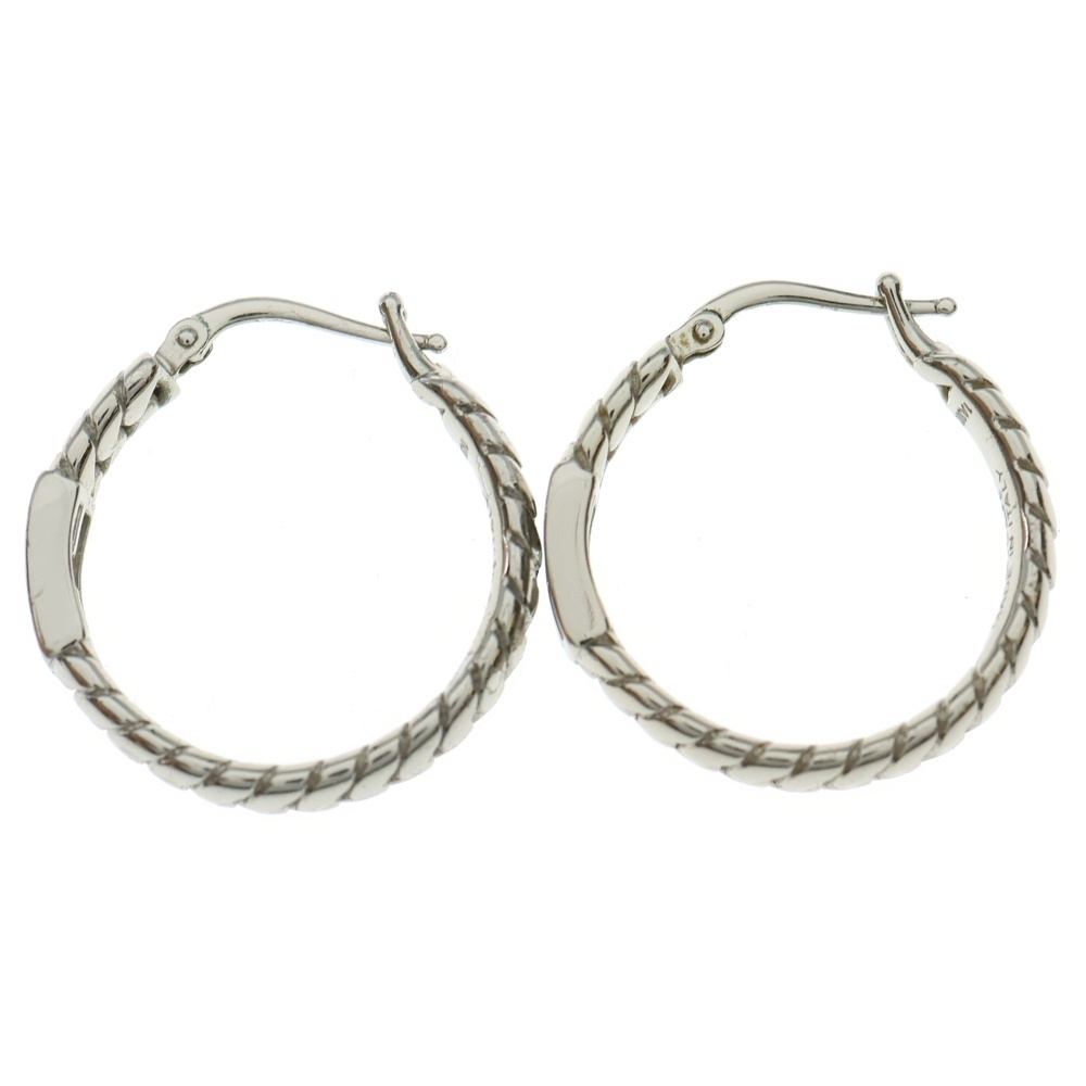 FFロゴ バケットピアス 8AG992 B08 シルバー Bランク