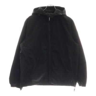 18AW 2-Tone Zip Up Jacket 2トーンジップアップナイロンジャケット マウンテンパーカー ブラック Bランク