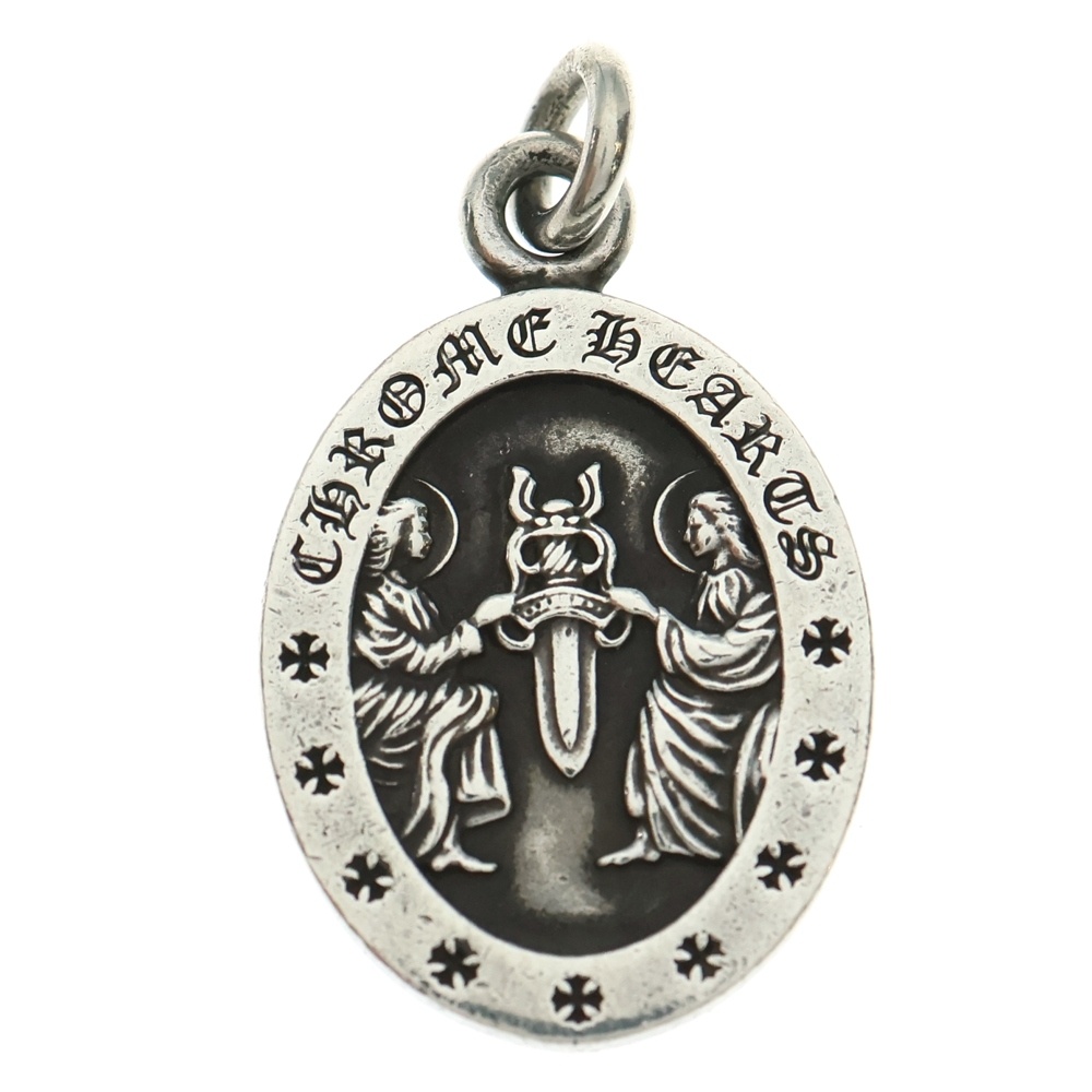 ANGEL MEDAL OVAL オーバルエンジェルメダル ペンダントトップ シルバー BCA207 Bランク