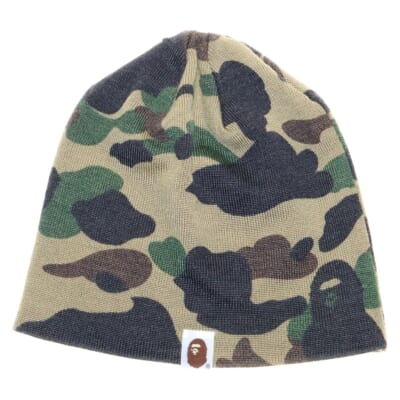 CAMO BEANIE カモフラ柄 ビーニー ニット帽子 マルチカラー Bランク