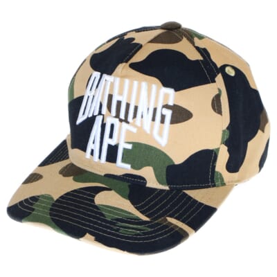 LOGO BASEBALL CAP CAMO ロゴ刺繍ベースボールキャップ 帽子 カモ柄 マルチカラー Bランク