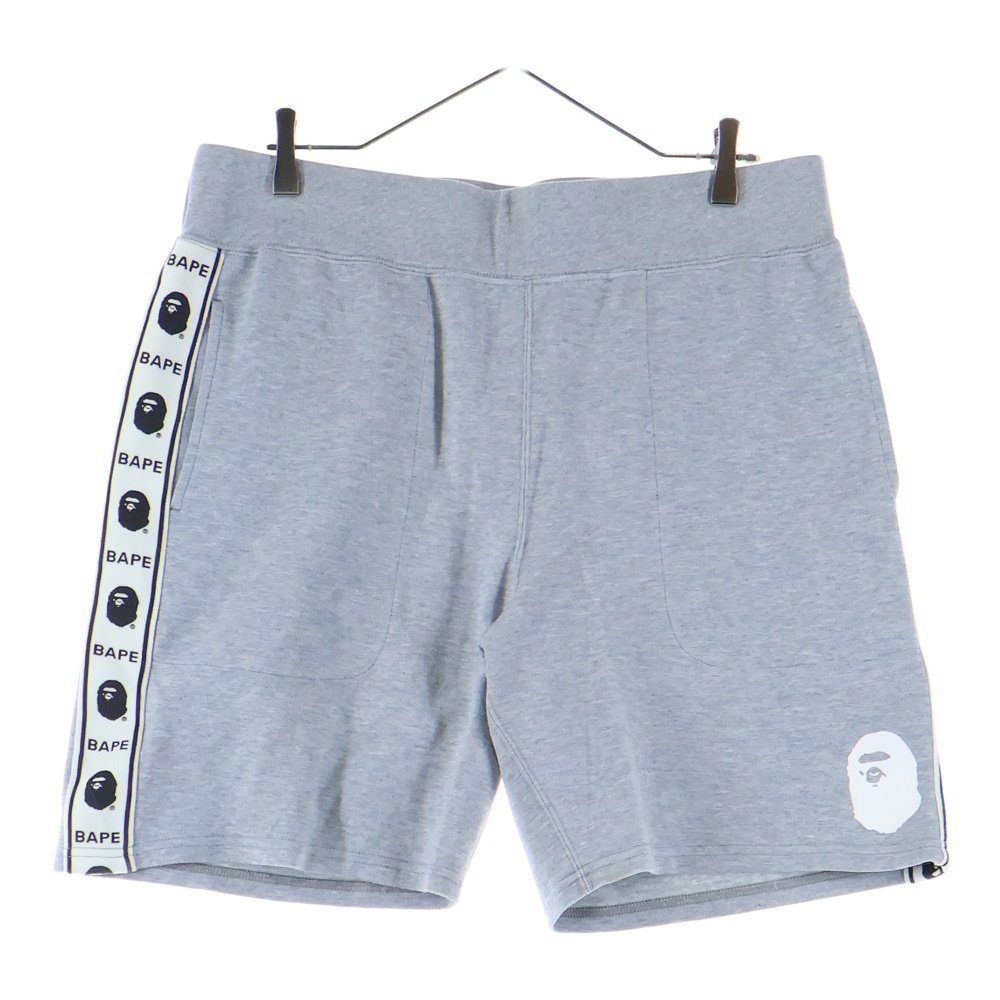 SIDE LINE LOGO SHORT PANTS 001GDE701001X サイドラインロゴショートパンツ ショーツ グレー Bランク