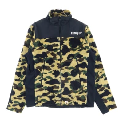 CAMO FLEECE JACKET 001LJC801006X カモ柄フリースジャケット マルチカラー Bランク