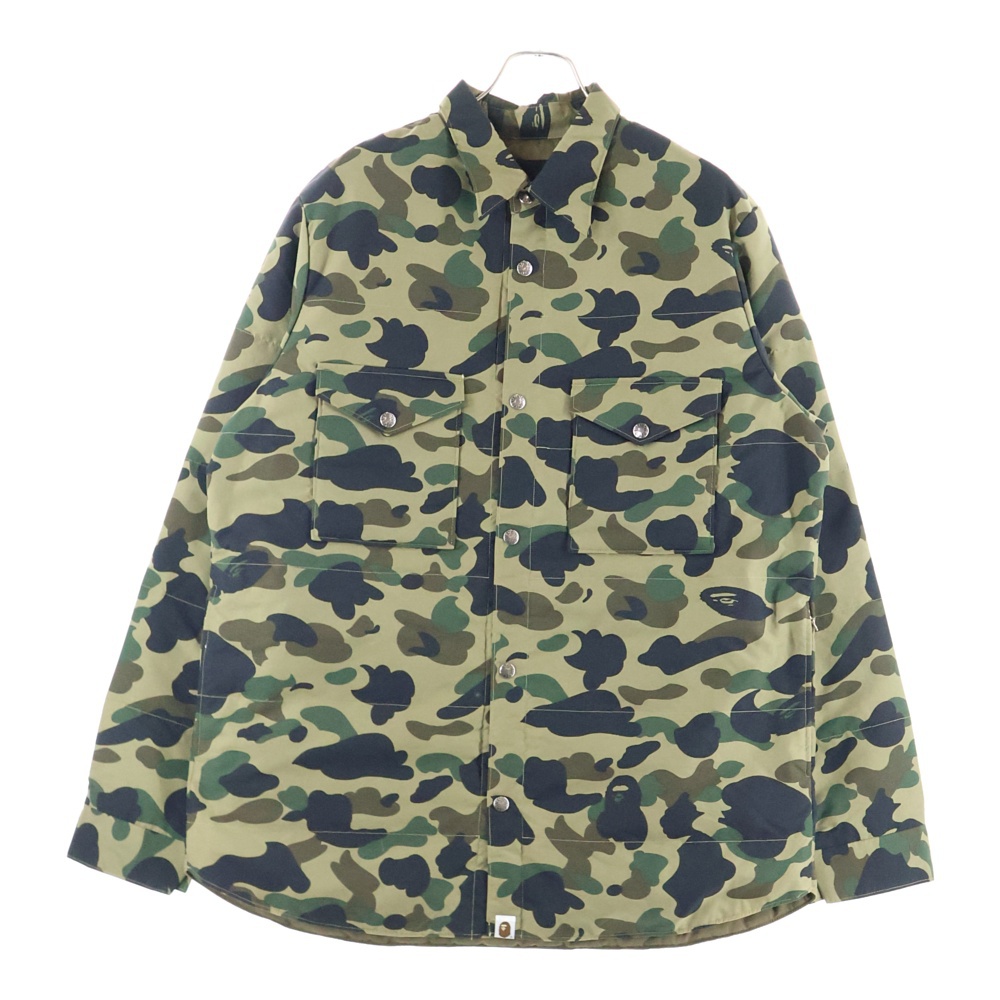 1ST CAMO NYLON JACKET 1STカモナイロンジャケット スナップボタン マルチカラー Bランク