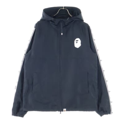 TAPE LINE TRACK JACKET 001GDE701001X テープライントラックジャケット ジップアップジャケット フーディー ブラック Bランク