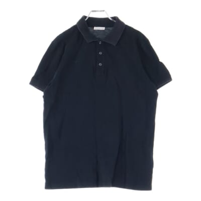 MAGLIA POLO MANICA CORTA F20918A70510 84556 ロゴワッペン 半袖ポロシャツ ブラック Bランク