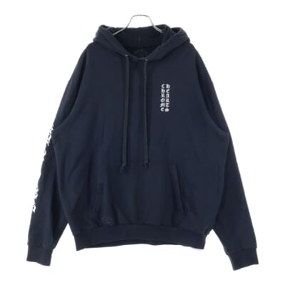 SWTSHRT PLVR アームロゴプリント スウェットパーカー フーディー ブラック Bランク